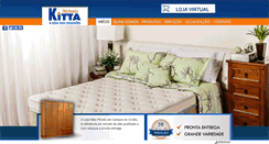 Desktop Screenshot of kittamoveis.com.br